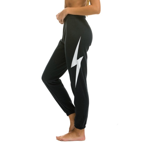 Aviator Nation Bolt Sweatpants Charcoal - Picture 1 of 14